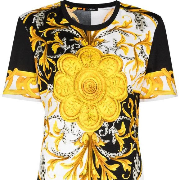 Sold Versace Baroque-Print T-shirt - Picture 2 of 11